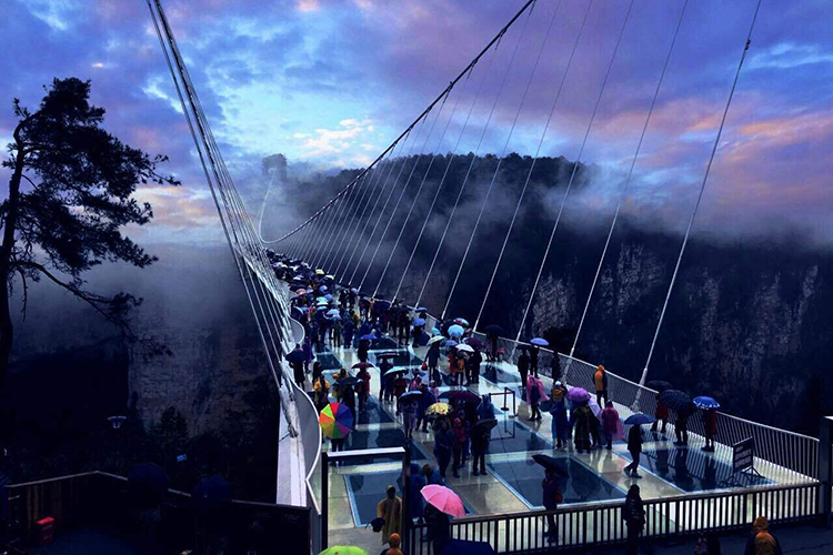 長沙出發(fā)到張家界玻璃橋、天門山、玻璃棧道、鳳凰古城3日游